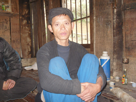 Anh Lang Văn Thọ, Công an viên bản Nà Van, xã Hồng Trị.