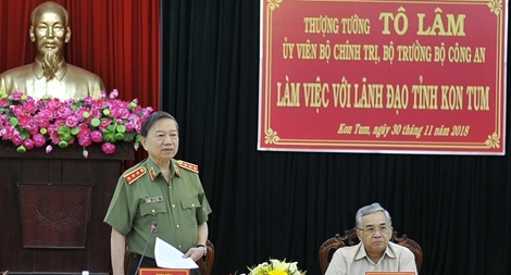 Công an Kon Tum hoàn thiện phương án bố trí Công an chính quy đảm nhiệm chức danh Công an xã