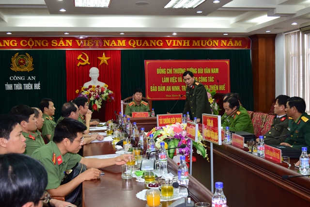 Thứ trưởng Bùi Văn Nam kiểm tra công tác đảm bảo ANTT tại Thừa Thiên - Huế - Ảnh minh hoạ 3