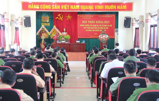 Huy động sức mạnh toàn xã hội vào cuộc đấu tranh phòng chống tội phạm