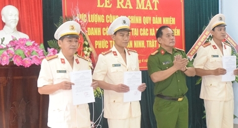 Công an tỉnh Thừa Thiên - Huế điều động Công an chính quy đảm nhiệm chức danh Công an xã