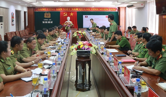 Công an Thừa Thiên - Huế và Sở An ninh tỉnh Sê Kông ký kết biên bản hợp tác ANTT - Ảnh minh hoạ 2