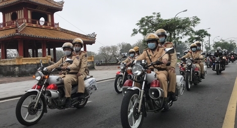 Công an tỉnh Thừa Thiên Huế ra quân tấn công, trấn áp tội phạm