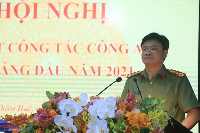 Công an tỉnh Thừa Thiên Huế sơ kết công tác 6 tháng đầu năm 2021