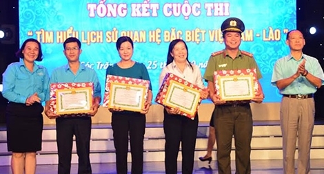 Công an Sóc Trăng đạt giải Nhất cuộc thi “Tìm hiểu lịch sử quan hệ đặc biệt Việt Nam – Lào”