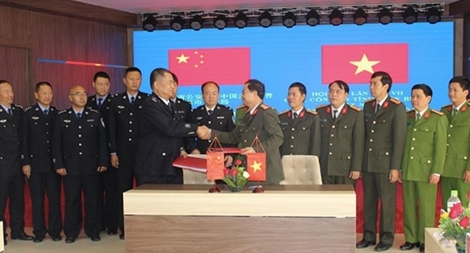 Hội đàm giữa Công an tỉnh Điện Biên với Cục Công an TP Phổ Nhĩ -Trung Quốc
