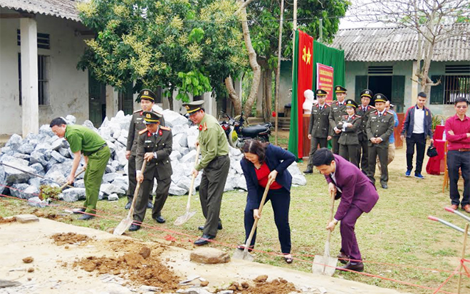 Xây dựng “Nhà bán trú cho em” tại xã Thuận Hòa huyện Vị Xuyên