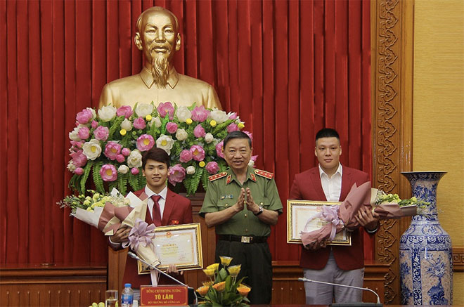 Bộ trưởng Tô Lâm gặp mặt, biểu dương các VĐV CAND đạt thành tích xuất sắc tại ASIAD 2018 - Ảnh minh hoạ 2