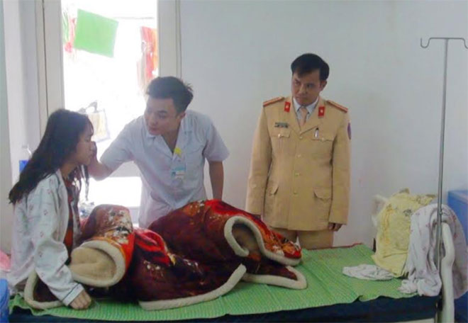 Thiếu tá công an Quảng Xương hiến máu cứu người