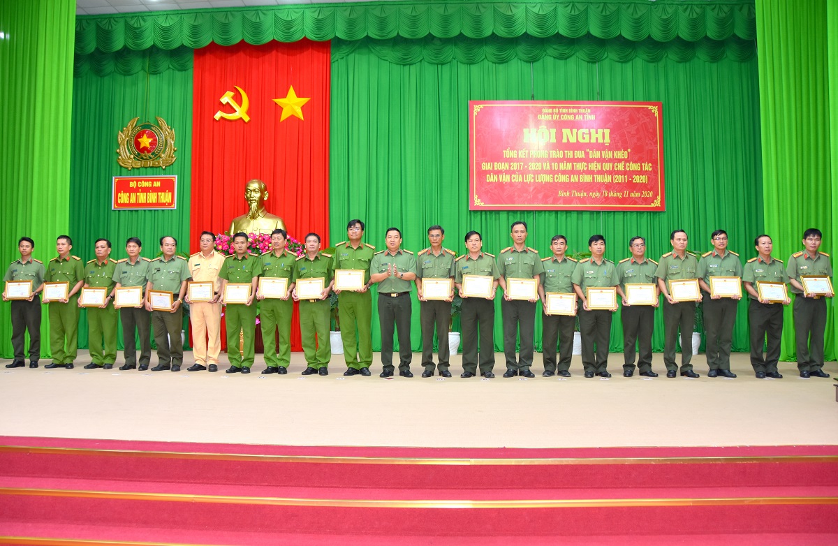 Công an tỉnh Bình Thuận tổng kết phong trào thi đua “Dân vận khéo”