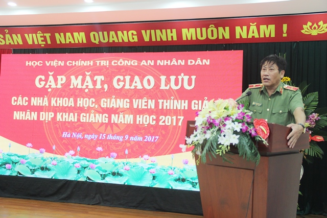 Học viện Chính trị CAND gặp mặt các nhà khoa học nhân dịp năm học mới