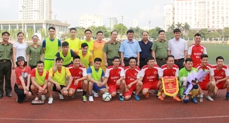 Giao lưu thể thao, VHVN giữa Cục Công tác Chính trị và Công an TP. Hà Nội