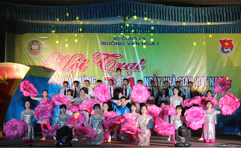 Trường Văn hóa I - Bộ Công an tổ chức Hội trại chào mừng Ngày Nhà giáo Việt Nam - Ảnh minh hoạ 3