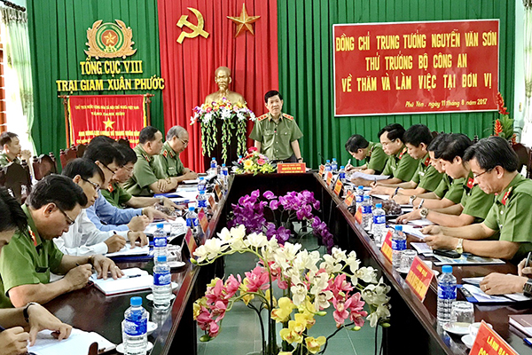 Thứ trưởng Nguyễn Văn Sơn kiểm tra công tác tại Trại giam Xuân Phước và Công an Phú Yên - Ảnh minh hoạ 2