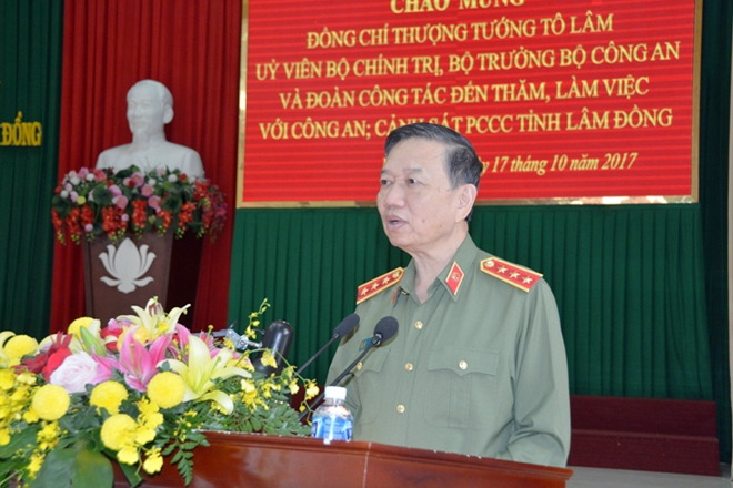 Bộ trưởng Tô Lâm làm việc với Công an và Cảnh sát PCCC Lâm Đồng - Ảnh minh hoạ 2