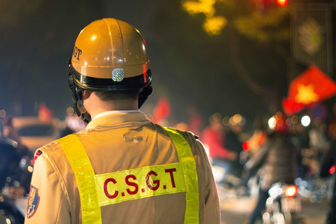 Cảnh sát trắng đêm chống đua xe sau chiến thắng của U23 Việt Nam - Ảnh minh hoạ 13