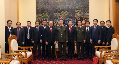 Đẩy mạnh hợp tác giữa Bộ Công an Việt Nam và Bộ An ninh Lào