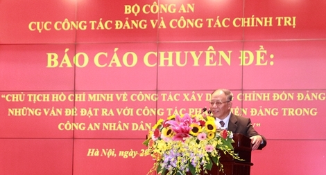 Báo cáo chuyên đề Chủ tịch Hồ Chí Minh về công tác xây dựng chỉnh đốn Đảng