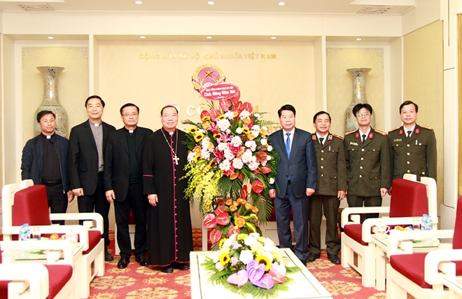 Trung ương Giáo hội Phật giáo Việt Nam thăm, chúc Tết Bộ Công an - Ảnh minh hoạ 2