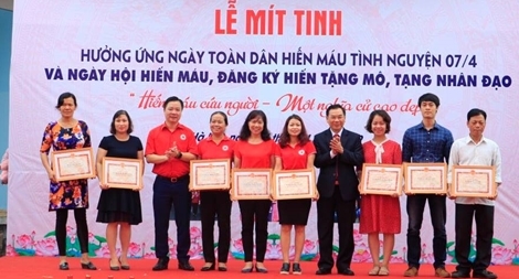 Nhiều mô hình hiến máu tình nguyện được nhân rộng ở Hà Nội