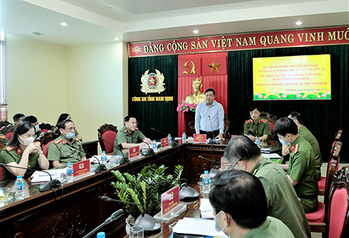 Thứ trưởng Nguyễn Duy Ngọc kiểm tra công tác tại Công an tỉnh Nam Định - Ảnh minh hoạ 2