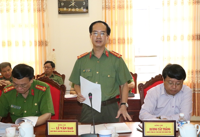 Thứ trưởng Nguyễn Văn Thành kiểm tra công tác tại Công an Hà Tĩnh - Ảnh minh hoạ 3