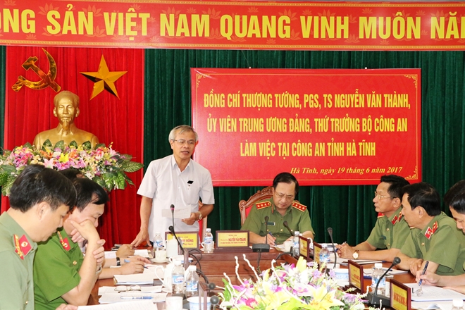 Thứ trưởng Nguyễn Văn Thành kiểm tra công tác tại Công an Hà Tĩnh - Ảnh minh hoạ 2
