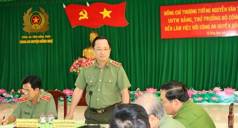 Thứ trưởng Nguyễn Văn Thành thăm và kiểm tra công tác tại Đồng Tháp