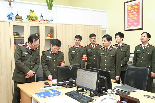 Thứ trưởng Nguyễn Văn Thành kiểm tra công tác ứng trực bảo đảm ANTT