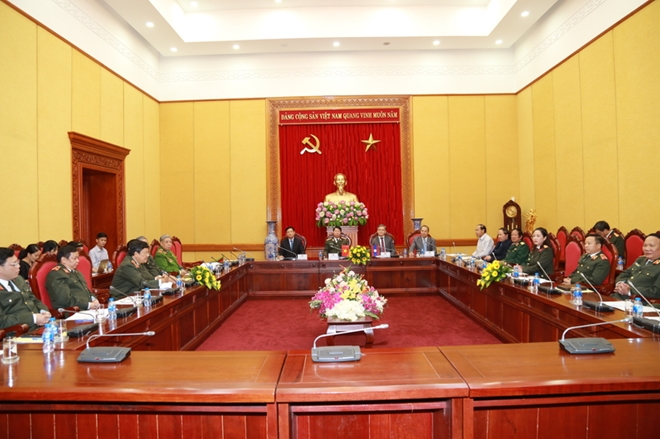 Ra mắt Hội Hữu nghị Việt Nam – Lào trong Công an nhân dân