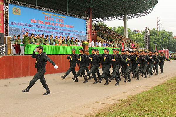 Hội thi điều lệnh, quân sự, võ thuật của Công an tỉnh Hà Nam - Ảnh minh hoạ 2