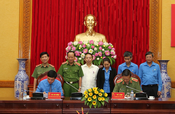 Bộ Công an ký Quy chế phối hợp với Tổng Liên đoàn Lao động Việt Nam1 - Ảnh minh hoạ 2