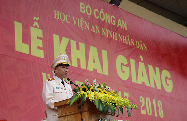 Bộ trưởng Tô Lâm dự lễ khai giảng năm học mới Học viện ANND - Ảnh minh hoạ 3