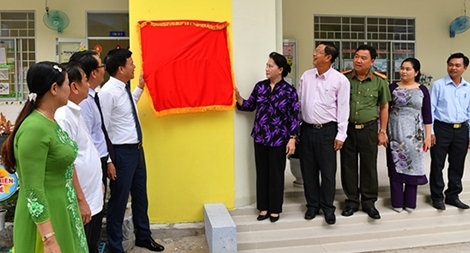 Vietcombank tài trợ 5 tỷ đồng xây dựng Trường Mầm non Hưng Thạnh