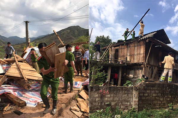Nỗ lực giúp dân dựng lại nhà sau giông lốc tại Lai Châu, Tuyên Quang - Ảnh minh hoạ 5