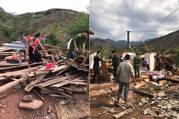 Nỗ lực giúp dân dựng lại nhà sau giông lốc tại Lai Châu, Tuyên Quang - Ảnh minh hoạ 4