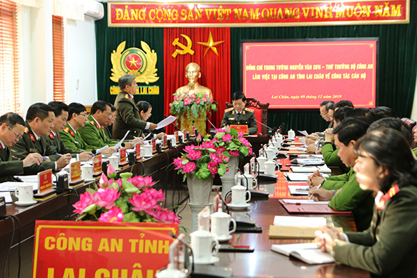 Thứ trưởng Nguyễn Văn Sơn kiểm tra công tác tại Công an tỉnh Lai Châu - Ảnh minh hoạ 2