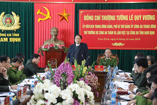 Thứ trưởng Lê Quý Vương kiểm tra công tác tại Công an tỉnh Nam Định - Ảnh minh hoạ 2
