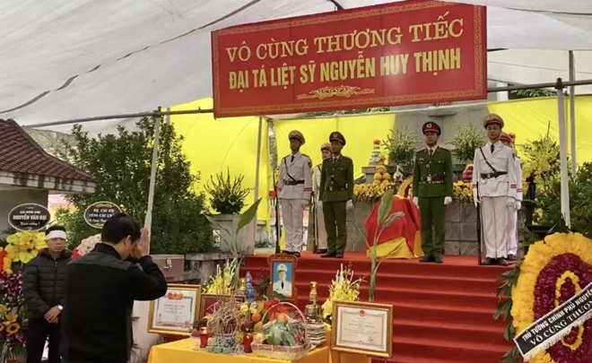 Công an tỉnh Quảng Bình chia buồn với gia đình 3 CBCS hy sinh tại xã Đồng Tâm