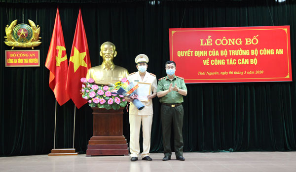 Đại tá Dương Đình Thành làm Phó Giám đốc Công an tỉnh Thái Nguyên