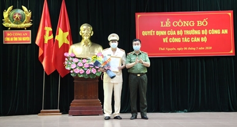 Đại tá Dương Đình Thành làm Phó Giám đốc Công an tỉnh Thái Nguyên