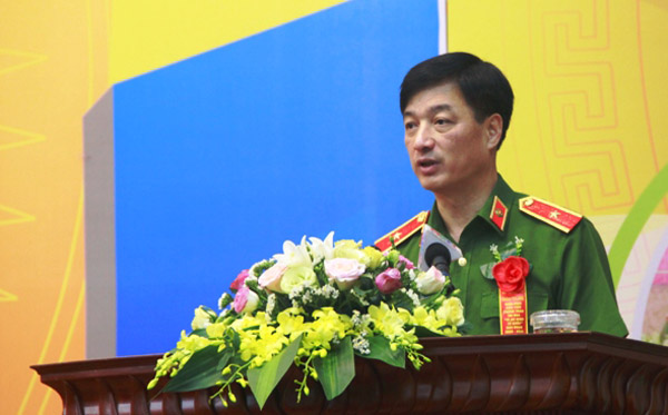 Thứ trưởng Nguyễn Duy Ngọc và đoàn công tác của Bộ Công an làm việc tại Quảng Bình