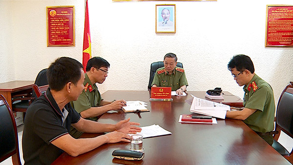 Bộ trưởng Tô Lâm chủ trì tiếp công dân định kỳ tháng 6/2020