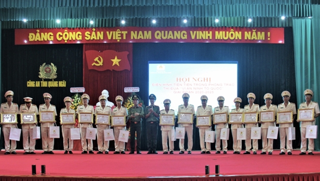 Công an tỉnh Quảng Ngãi tổ chức Hội nghị điển hình tiên tiến phong trào thi đua