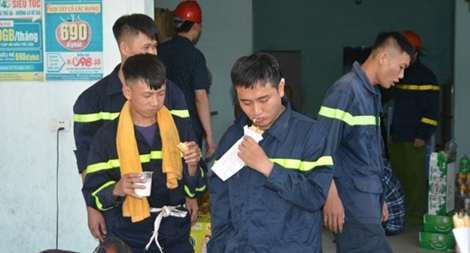 Động viên lực lượng chữa cháy rừng tại huyện Diễn Châu