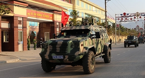 Công an Điện Biên ra quân bảo vệ ANTT