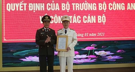 Đại tá Lê Văn Thái giữ chức vụ Phó Giám đốc Công an tỉnh Nghệ An