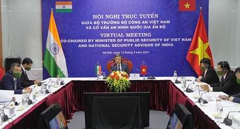 Củng cố mối quan hệ hợp tác giữa Bộ Công an Việt Nam - Hội đồng An ninh quốc gia Ấn Độ
