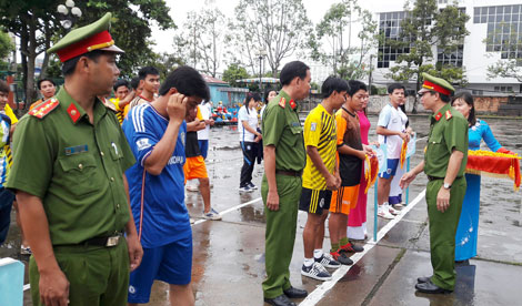 Hội thao chữa cháy và cứu nạn cứu hộ tại Kiên Giang