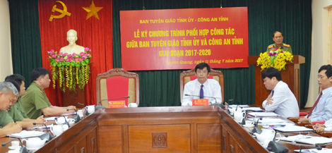 Công an tỉnh và Ban Tuyên giáo Tỉnh uỷ Tuyên Quang ký kết Chương trình phối hợp công tác - Ảnh minh hoạ 2